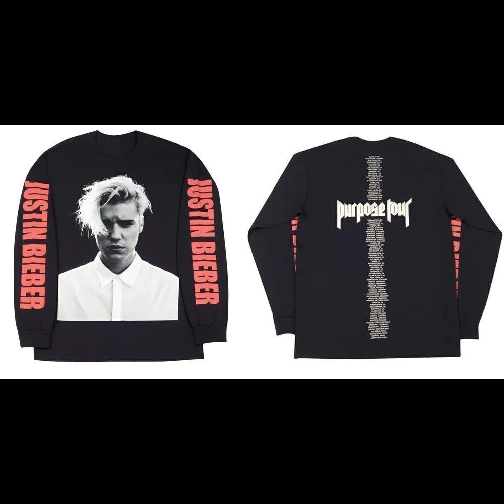 Justin Bieber Purpose Tour Long Sleeve